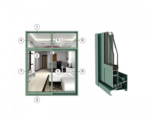 四川断桥铝推拉窗